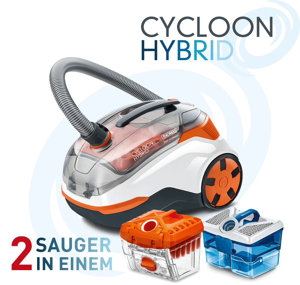 Hygienestaubsauger Cycloon Hybrid mit Filterboxen